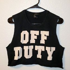 Off Duty Crop Top